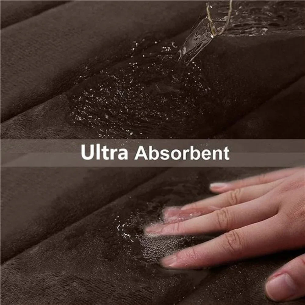 Buganda Memory Foam Bath Mat Rug, 30